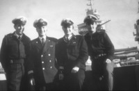 Taking a snapshot with the background of the French Navy at Tulon harbour.