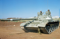 The Russian made T54 tanks which were cougth during the war in Lebanon, were renewed by the Military Industry and returned to the IDF for active service.