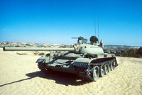 The Russian made T54 tanks which were cougth during the war in Lebanon, were renewed by the Military Industry and returned to the IDF for active service.