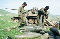IDF acting on the Goland Hights.