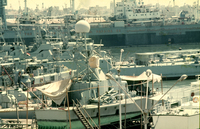 Egyptian Naval basis in Alexandria.