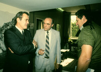 Senator Ronald Runsfeld arriving Israel.