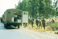 IDF Medical command prepared a field hospital in Kiryat Shmone.