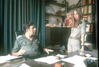 IDF Spokesman, Tat Aluf Yacob Even with his pesonal secretary Segen Omer Karni.