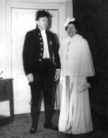 Itzhak Ben Zvi and wife.