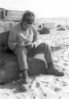 Writing letters.