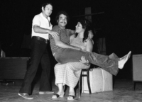 Performing a play by ?????? Performing a play by Yehuda Barkan and Shayke Ophir and ????????????
