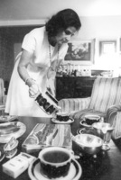 Lea Rabin at home.