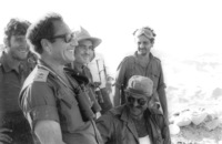 Southern Commander General Shmuel Gorodish Gonen visited the positions on the Egyptian side of the Suez Canal.