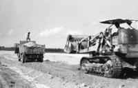 The Airport authorities decided to improve the Herzlia airport which serve the small airplanes payving the runway with new asphalt.