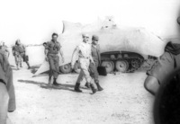 General Ahron Yariv speaking with General Gamassi.