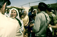 The Deheishe refuge camp in the Gaza Strip.