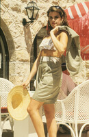 Swimming fashion display.
