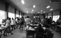 The mess room at Kfar Silver Youth Educational center.