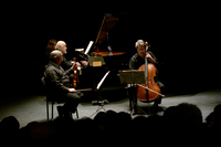The worldwide famous Yuval Trio playing in Tzavta on Saturday morning.