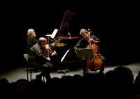 The worldwide famous Yuval Trio playing in Tzavta on Saturday morning.
