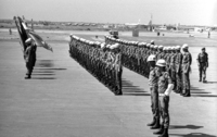 German Chancellor Willy Brandt arriving to Israel.