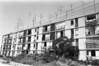 The famous 'shikun' block built in the early 1950's during the enourmous immigration into Israel in the first years of independence.
