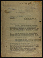 מכתב בגרמנית אל: Dr. Georg Landauer, Jewish Agency for Palestine, Jerusalem.
