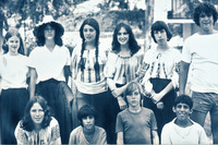 מחזורים של ילדים בדגניה שנתון 1967- עומדים מימין- אבנר פקר, זהבה גמבו, דורית פיין, נורית ברהון, לילך גמבו, סיגל לוי- שושני יושבים- מושיקו כהנוביץ, גיא בלקינד, צור בן-יעקב, מיכל ילניק.