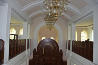Photograph of: Interior, Choral Synagogue in Tomsk.