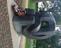 Photograph of: "Formula of Sorrow" memorial in Pushkin.