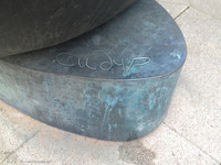 Photograph of: "Formula of Sorrow" memorial in Pushkin.