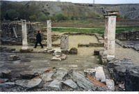 Photograph of: Two synagogues in Stobi.