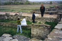 Photograph of: Two synagogues in Stobi.