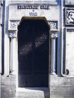 Photograph of: Jewish section of the Campo Verano cemetery in Rome.