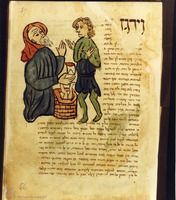 Photograph of: Milan Munich Meshal ha-Kadmoni : Fol. 71v.