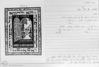 Photograph of: Ex libris of Paula and Jacques Millet.