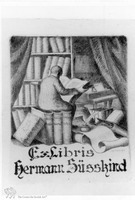 Photograph of: Ex libris of Hermann Süsskind : Field documentation.