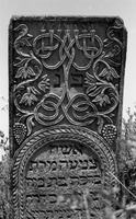 Photograph of: Jewish Cemetery in Podului - photos of 1969 : Tombstone.