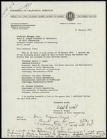 A letter to: Professor Sragga Irmay, David T. Siegel Professor of Hydraulics in Civil Engineering, Technion - Israel Institute of Technology, Haifa.