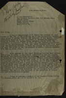 A letter to: Joint Secretaries, The Central British Fund for German Jewry, London.