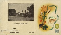 שנה טובה - קיבוץ עין-שמר – הספרייה הלאומית