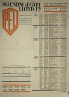 SAILING LIST JUNE 1933.