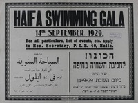 הכנו לחגיגית השחיה בחיפה.