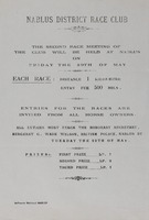 THE SECOND RACE MEETING.
