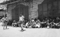 A curfew in Hebron Town after terror activity, Several citizens were arrested for interogation.
