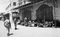 A curfew in Hebron Town after terror activity, Several citizens were arrested for interogation.