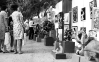Painting and sculpture exibition in Tel Aviv.