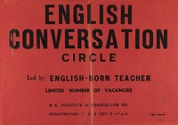 ENGLISH CONVERSATION CIRCLE.