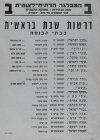 דרשות שבת בראשית.
