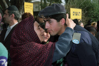 Two people died and nine were wounded when a nineteen year old Arab from Gaza went on a stabbing rampage in the centre of Tel-Aviv this morning.