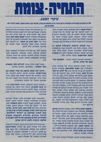 התחיה-צומת - עיקרי המצע.