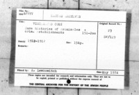 Reports of the Vigilantes Committees on criminals and criminal establishments (nos. 151-200).