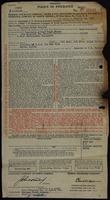 Original Policy of Insurance, Isurance Company of North America.