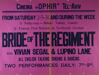 Cinema Ophir - Bride Of The Regiment – הספרייה הלאומית